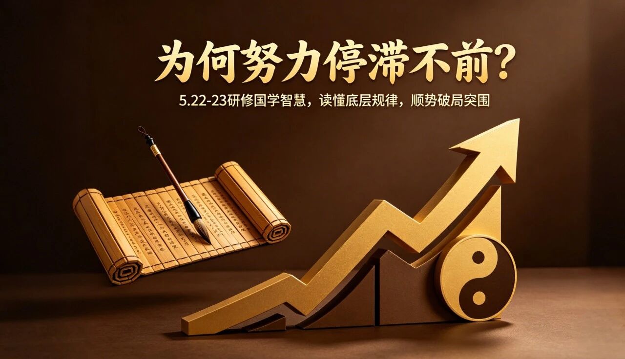 5月22-23日|《生财有道·易领人生》343期 越是高阶的人,越懂得顺势而为